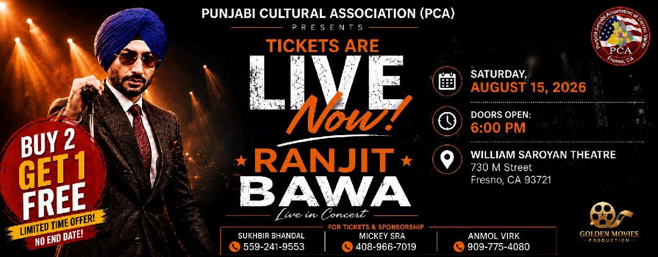 Ranjit Bawa Live In Concert Fresno,CA