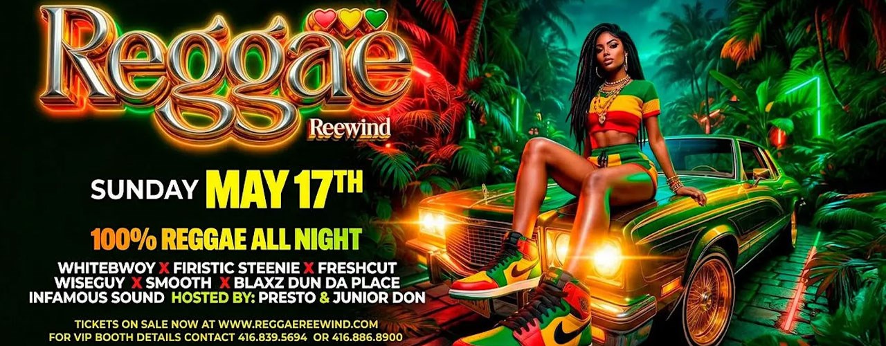 REGGAE REEWIND – Victoria Day Long Weekend Reggae Party | Pickering