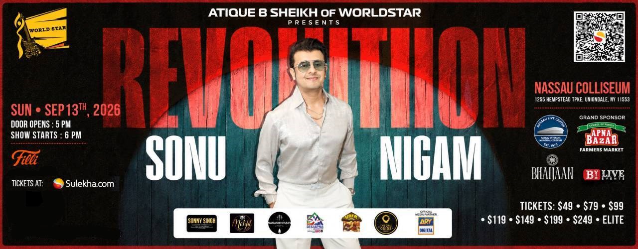 Revolution Sonu Nigam Concert in New York