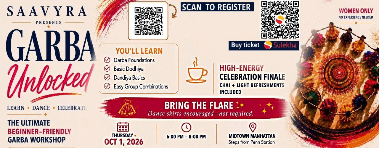 Saavyra Presents Garba Unlocked