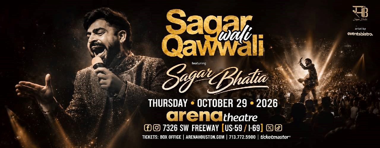 Sagar Wali Qawwali With Sagar Bhatia Live Concert in Houston - 29th Oct