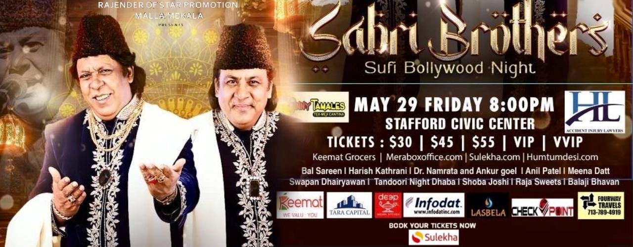 Sahri Brothers Sufi Bollywood Night