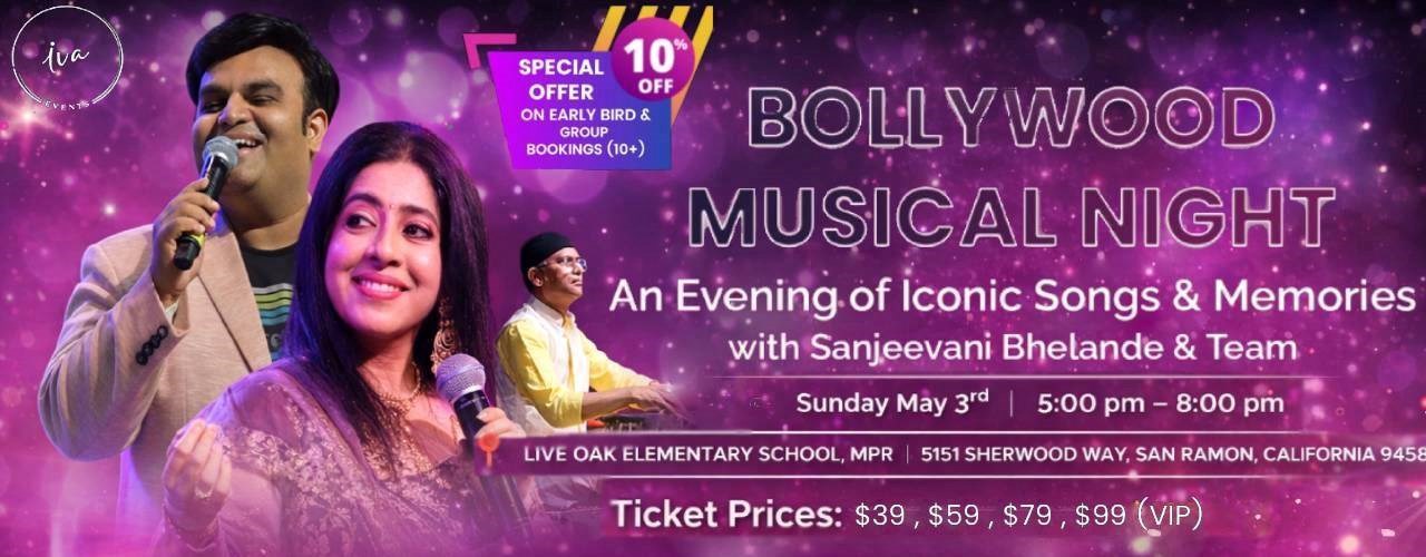 Sanjeevani Bhelande & Team Live in Concert – Bollywood Musical Night