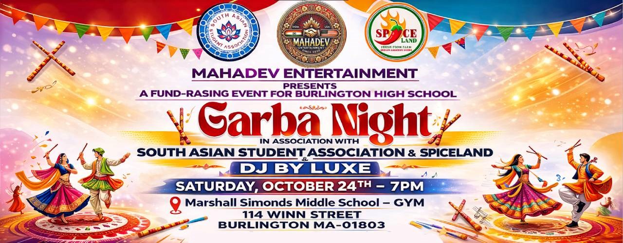 SASA GARBA NIGHT - A Fundraising Event for Burlington High School