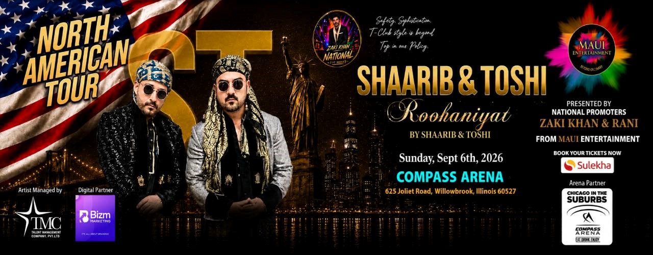 Shaarib & Toshi Live Concert In Chicago