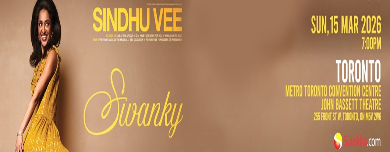 Swanky By Sindhu Vee - Stand Up Comedy Live in Toronto 2026 - Age 14+