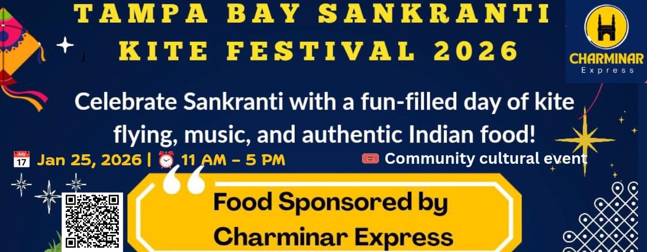 CANCELLED - TAMPA BAY'S SANKRANTI KITE FESTIVAL 2026