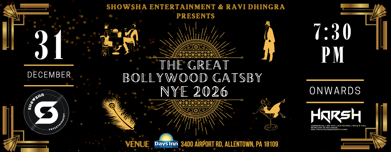 THE GREAT BOLLYWOOD GATSBY – NYE 2026