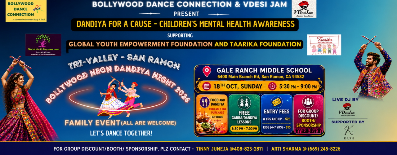 TRI-VALLEY BOLLYWOOD NEON Dandiya Night 2026