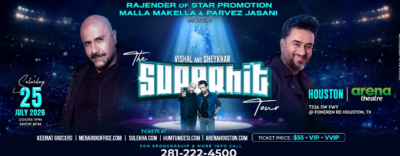 Vishal And Sheykhar Live Concert in Houston