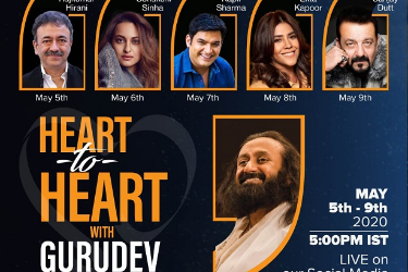 Heart to Heart with Gurudev and Kapil Sharma in , 