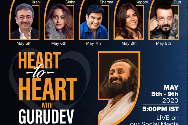 Heart to Heart with Gurudev and Sonakshi Sinha in , 