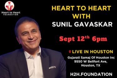 Heart to Heart with Sunil Gavaskar in Houston, TX