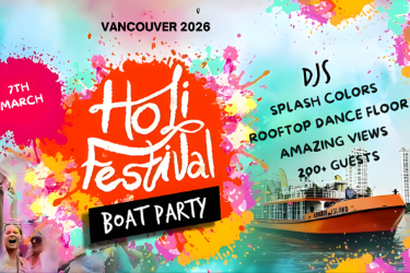 Holi Festival Cruise Vancouver 2026 in Vancouver, BC