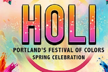 HOLI - Portland's Festival of Colors at Pioneer Courthouse Square in Portland, OR