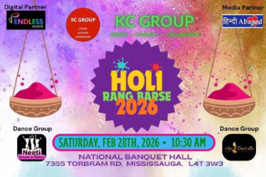 Holi Rang Barse 2026 In Mississauga in Mississauga, ON