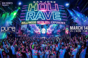 Holi Rave: Bollywood Neon Party  San Jose | Mar 14 in Sunnyvale, CA