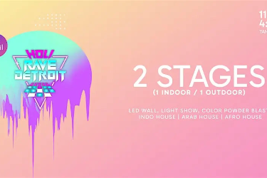 Holi Rave Detroit, Detroit, MI