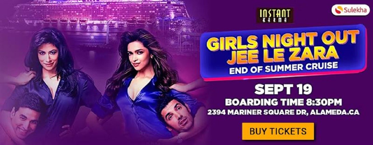 Girls Night Out - JEE LE ZARA : Ladies ONLY: All Inclusive Tickets Includes 3 Hour Sailing,Unlimited Appetizers,Parking,Unlimited Wine & Champagne and Entertainment