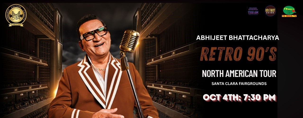 Durga Puja - Day 2 - Abhijeet Bhattacharya - Retro 90s Live In Bay Area