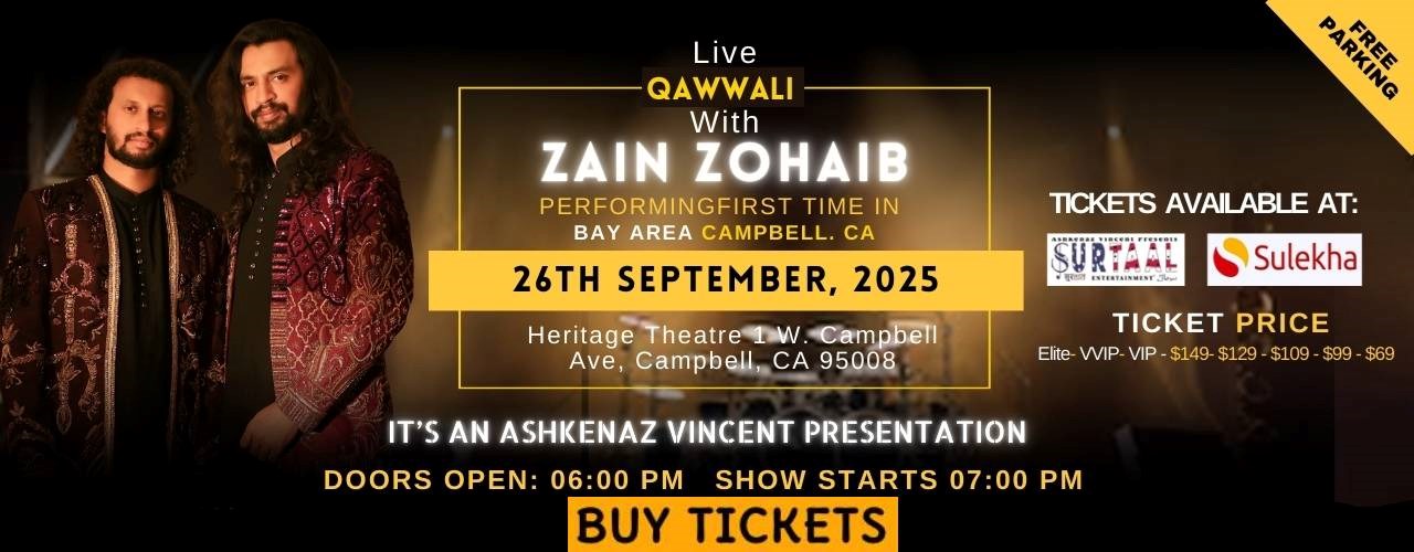 Zain Zohaib Qawwali Mehfil in Bay Area