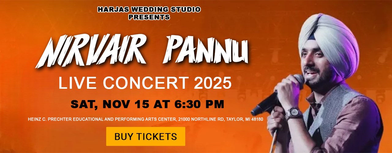 Nirvair Pannu Live in Michigan – USA Tour 2025