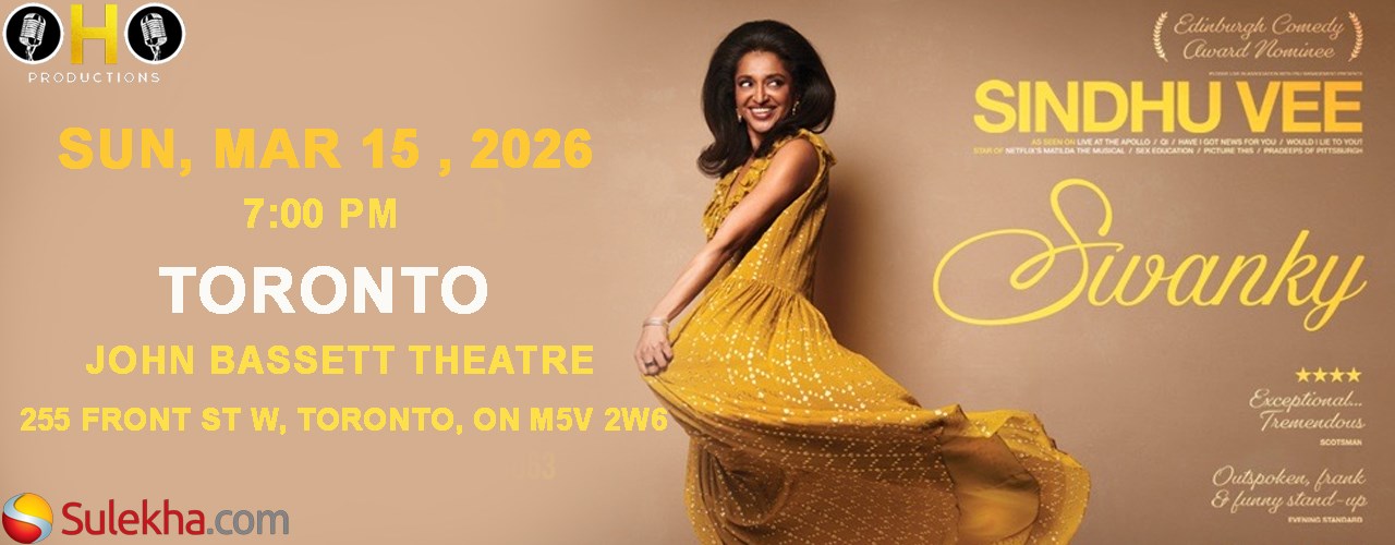 Swanky By Sindhu Vee - Stand Up Comedy Live in Toronto 2026 - Age 14+