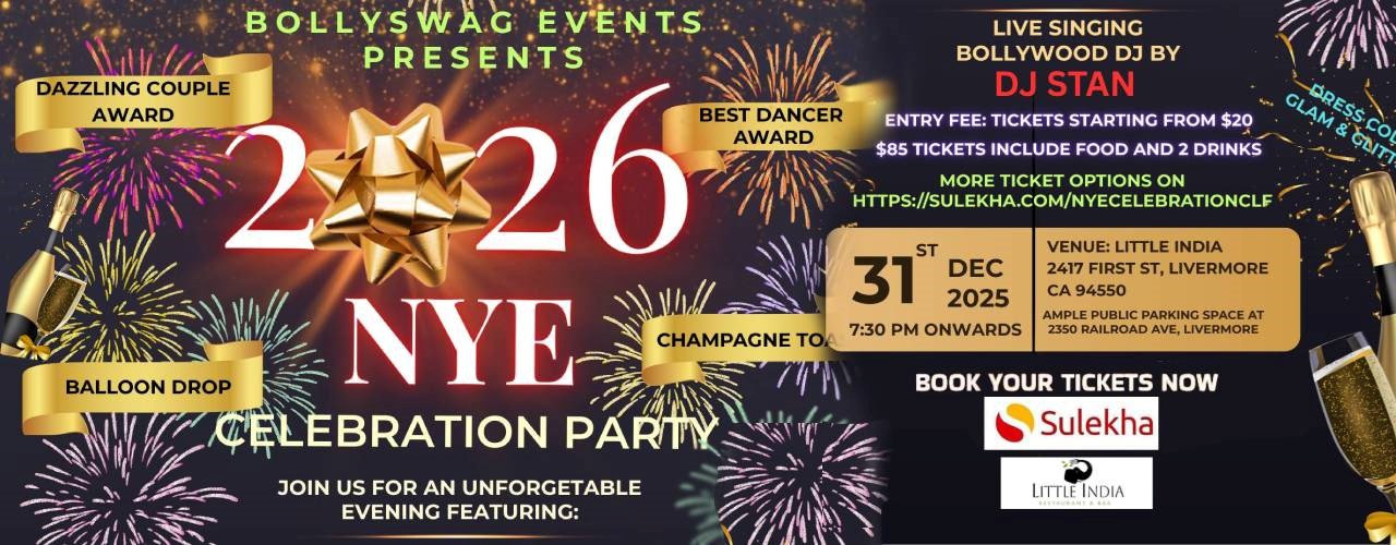 2026 NYE Celebration Party in Bay Area