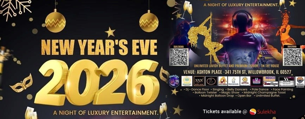 NEW YEAR EVE Party 2026 Ashton Place Illinois