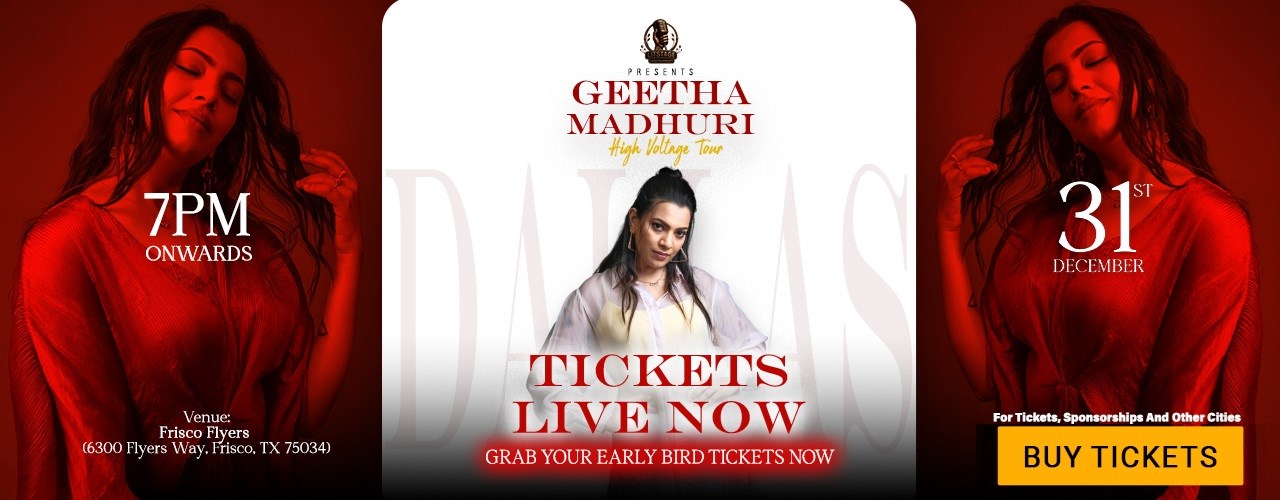 DALLAS Geetha Madhuri Live in Concert 2026!