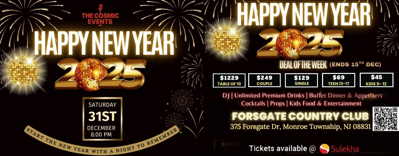 2026 New Year Party in New Jersey