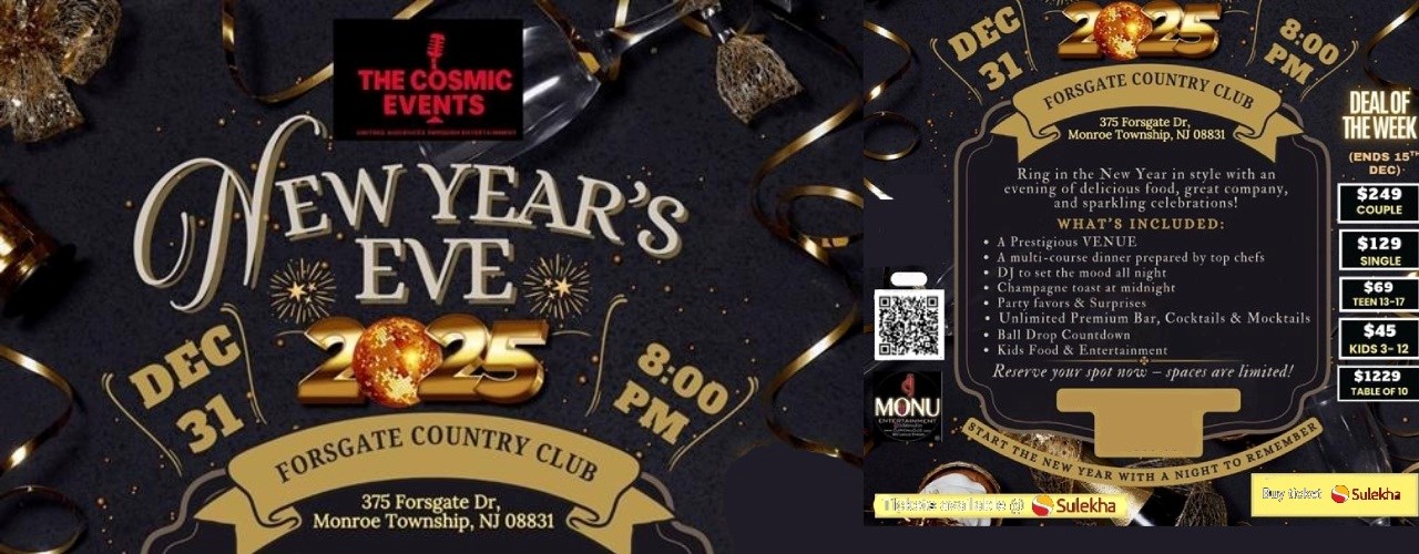 2026 New Year Party in New Jersey