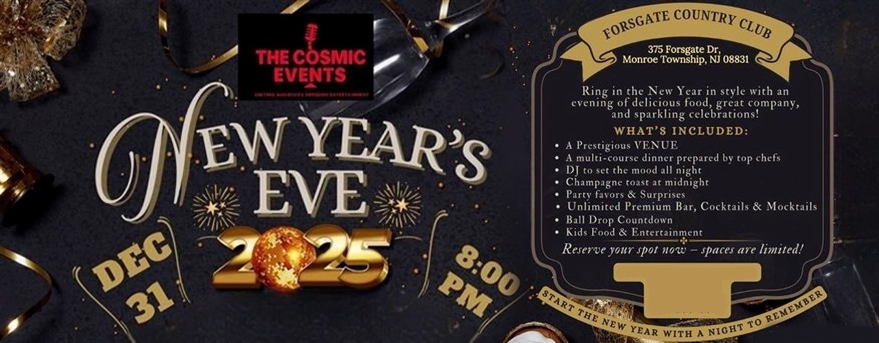 2026 New Year Party in New Jersey