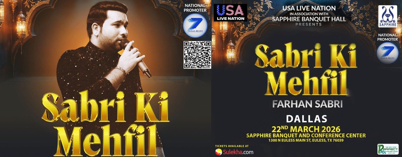 Sabri Ki Mehfil by Farhan Sabri & Priyanzah Belange in Dallas