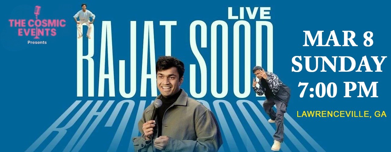 Rajat Sood Stand-Up Comedy Live 2026 in Atlanta