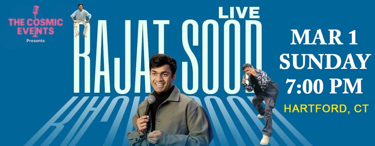 Rajat Sood Stand-Up Comedy Live 2026 in Connecticut