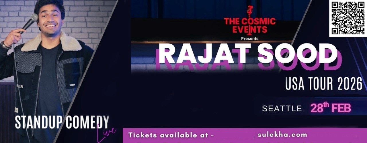 Rajat Sood Stand-Up Comedy Live 2026 in Seattle.