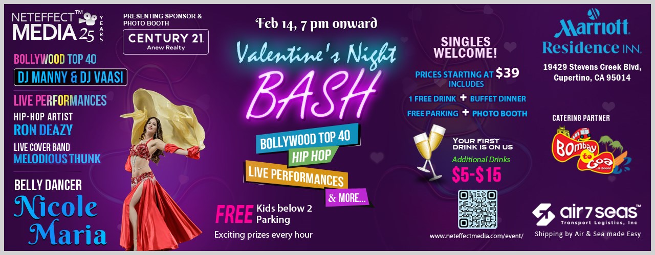 Valentines Night BASH - Bollywood & More...