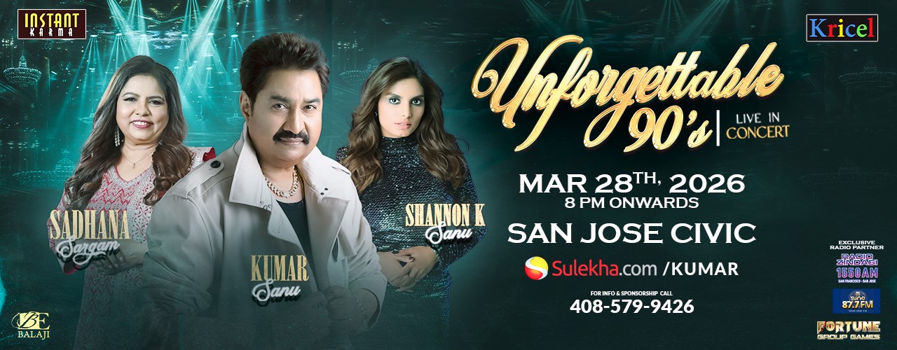 Kumar Sanu Live In Concert Bay Area 2026