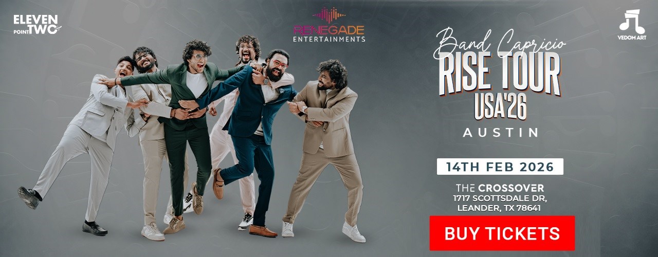 Band Capricio Rise Tour 2026 - Austin