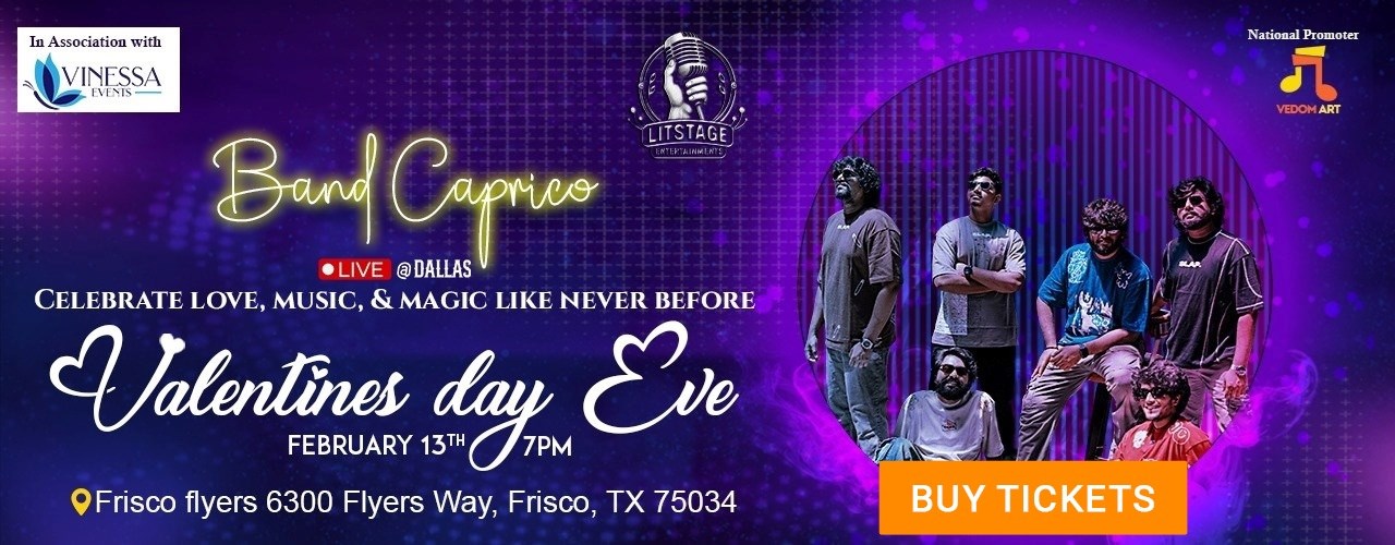 Band Capricio Rise Tour 2026 - DALLAS