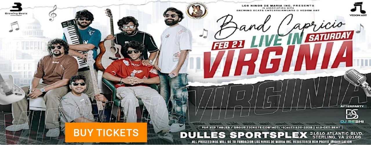 Band Capricio Rise Tour 2026 - Virginia