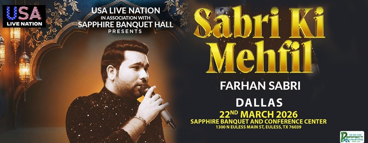 Sabri Ki Mehfil by Farhan Sabri & Priyanzah Belange in Dallas