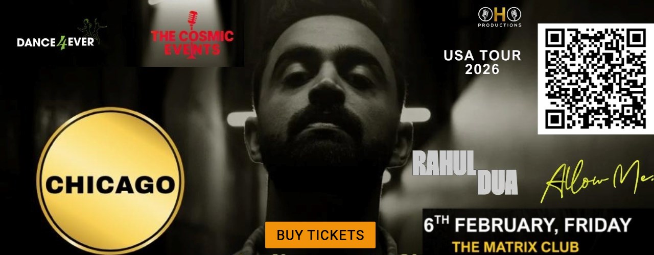 Rahul Dua USA Tour 2026 in Naperville, IL