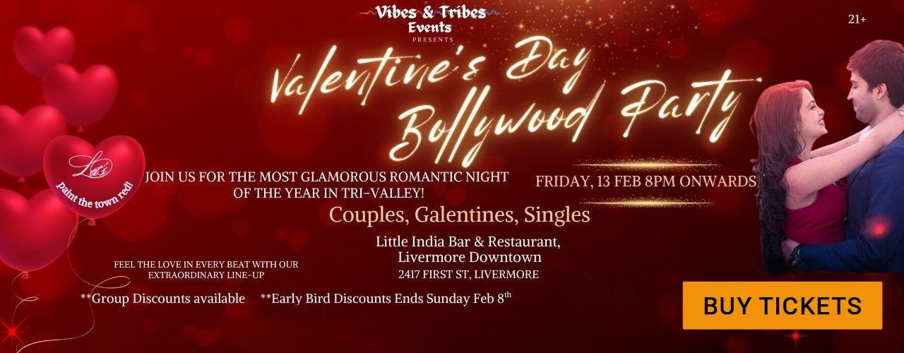 Valentine’s Day Bollywood Party