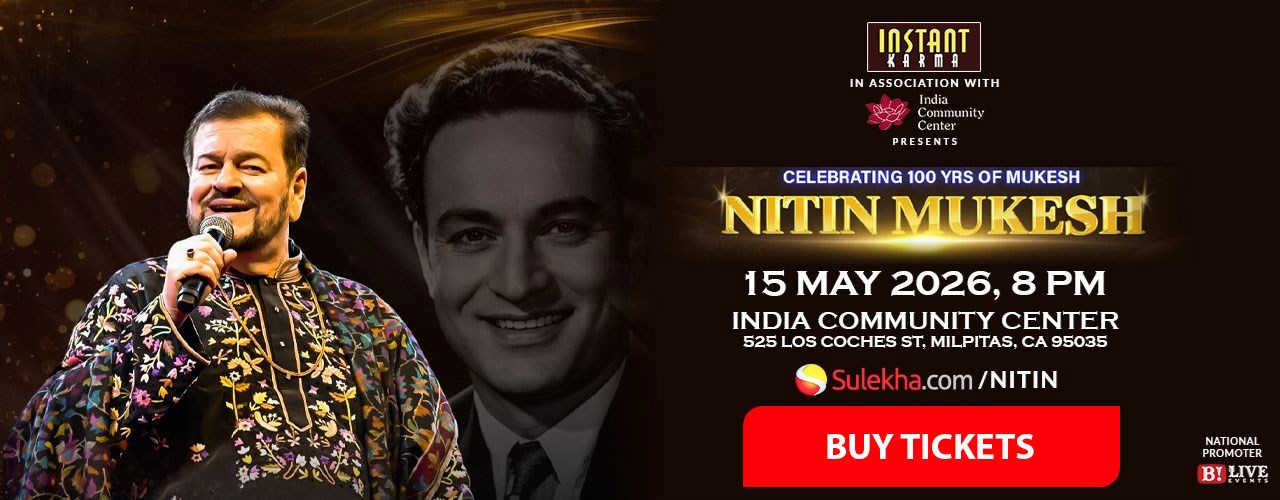 NITIN MUKESH LIVE IN BAY AREA - Celebrating 100 Years Of Mukesh