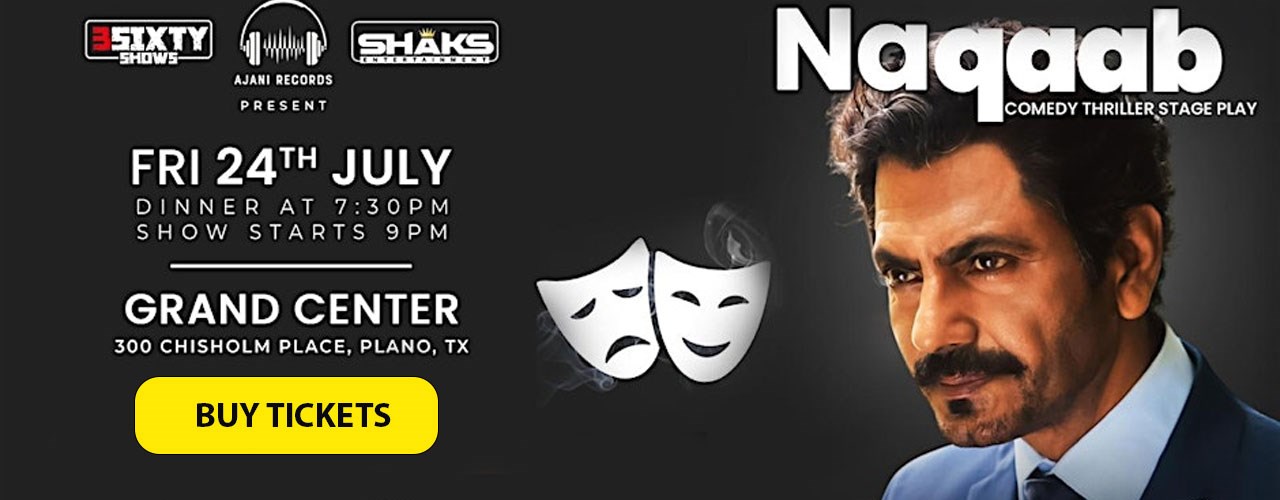 Naqaab Thriller Comedy by Nawazuddin Siddiqui in Chicago