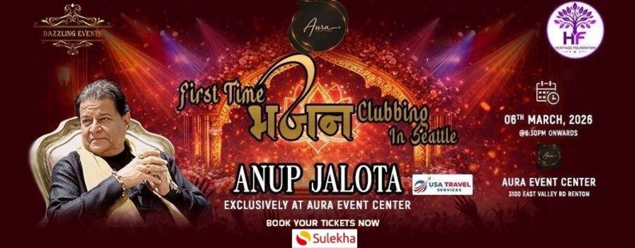 First Time Bhajan Clubbing In Seattle With ANUP JALOTA