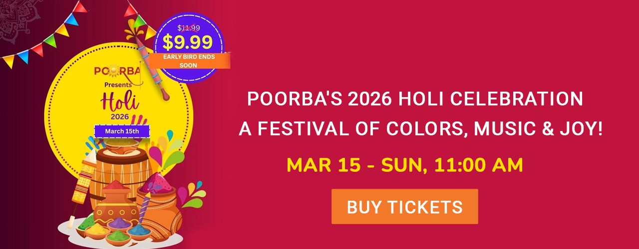 Poorbas 2026 Holi Celebration – A Festival of Colors, Music & Joy!