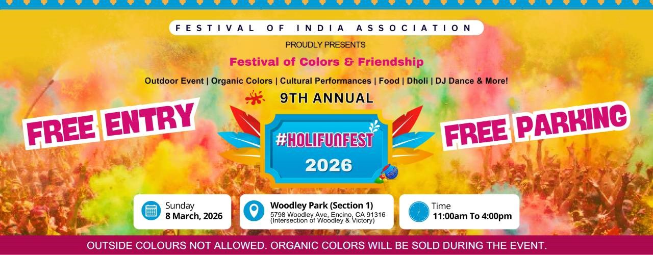 Holi 2026 (#HoliFunFest) - Festival of Colors & Friendship